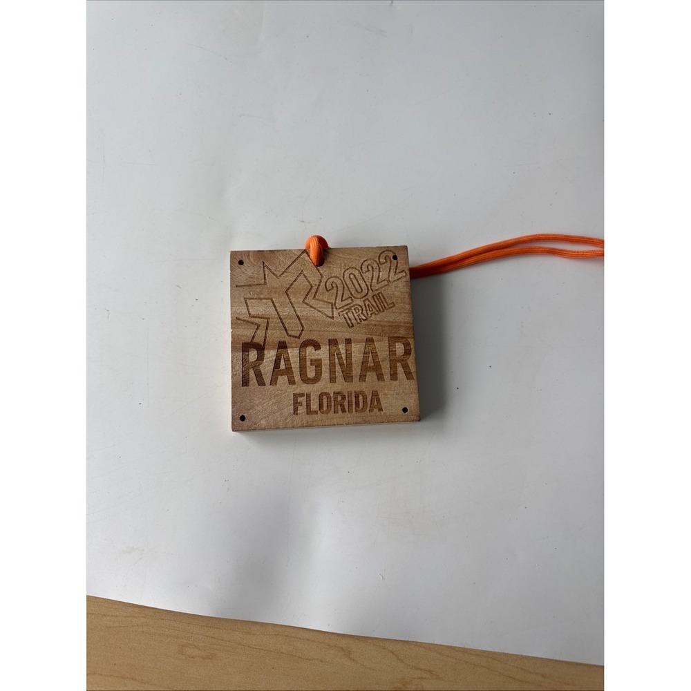 2022 Ragner Trail Florida Running Event Wooden Medal
